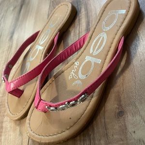 Girls BEBE Flipflop Sandals 12